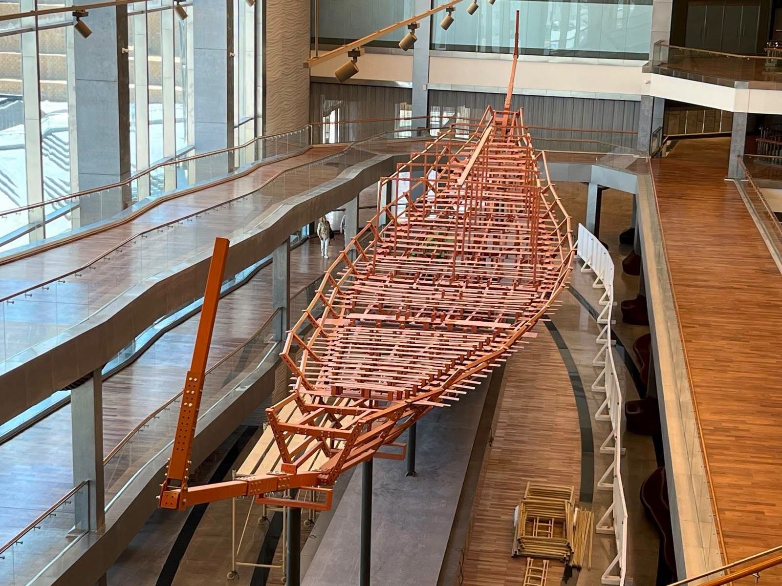 Egypt-Japan team completes restoration, installation of 16 pieces from Khufu’s Second Boat