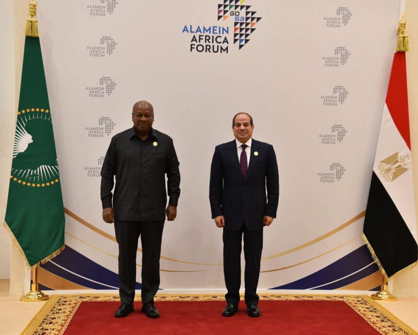 Al-Sisi, Mahama push stronger Egypt-Ghana trade, investment ties ahead of 2027 AU presidency