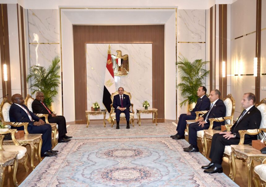 Egypt's Al-Sisi discusses potential investments with Nigerian billionaire Dangote at Alamein-Africa Forum