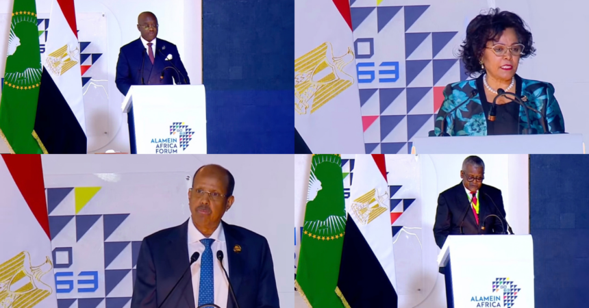 Industrialists and financiers at Alamein forum urge end to raw material exports and 'African scale penalty'