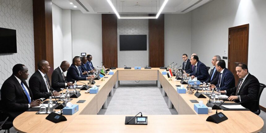 Egyptian PM and Tanzanian VP discuss infrastructure cooperation and Nile water security at Alamein-Africa Forum