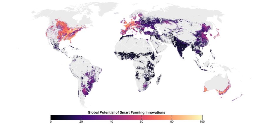 Robots and AI could make smart farming profitable on 75% of global cropland: Study