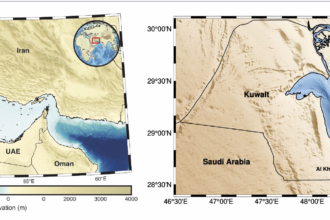 Winter Shamal winds reshape Arabian Gulf waters, study finds