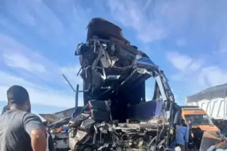 12 killed, 30 injured in bus-truck collision on Cairo-Assiut desert road
