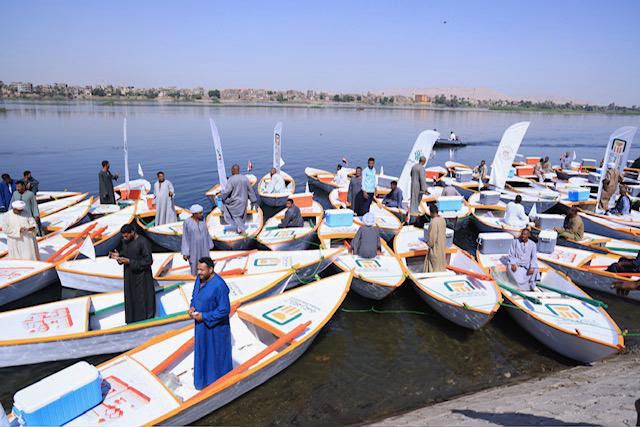 he National Bank of Egypt (NBE) recently partnered with the Sonaa El Kheir Foundation to deliver 100 fully equipped fishing boats to vulnerable breadwinners in Luxor