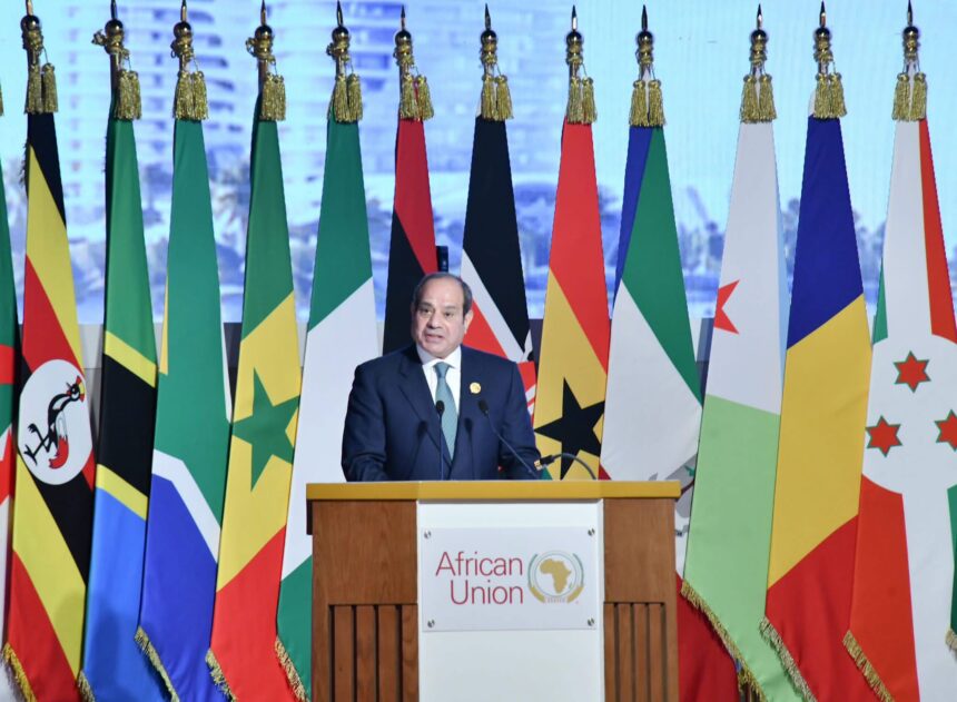 Al-Sisi opens 8th AU Mid-Year Coordination Meeting in New Alamein, stressing shared water security and sovereignty